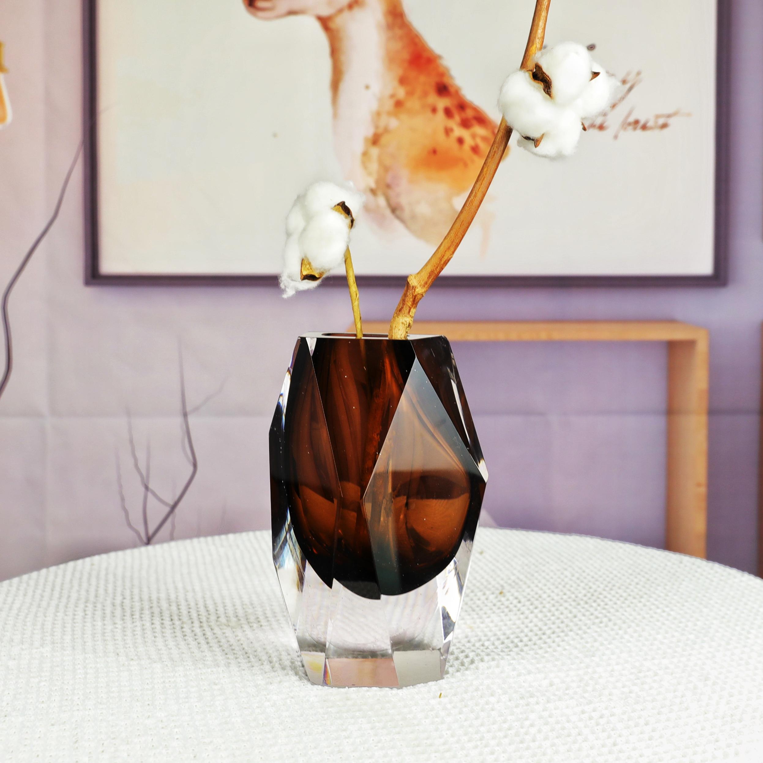Colorful art glass vases HP825