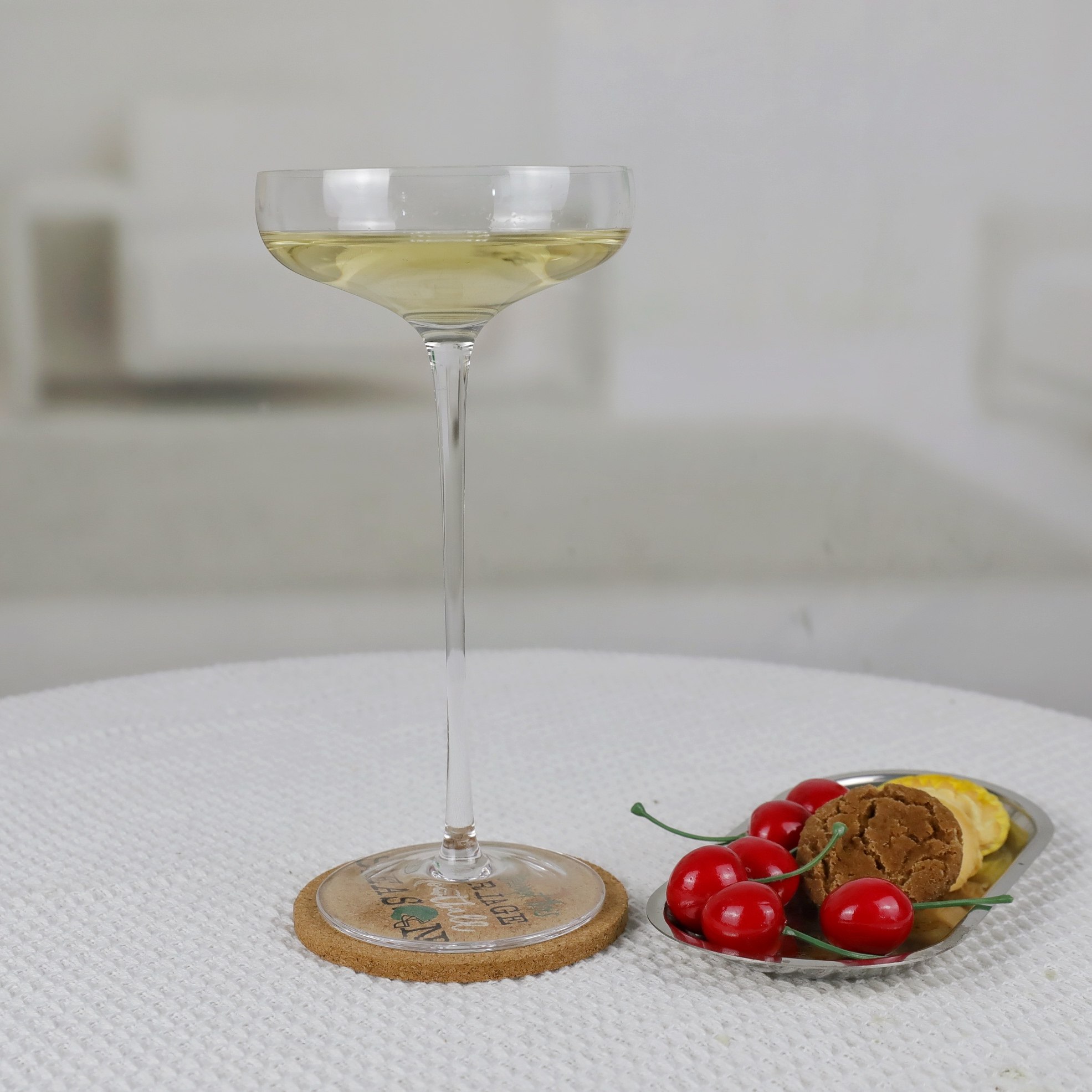 Custom Tall Cocktail Glass for Wedding JW007