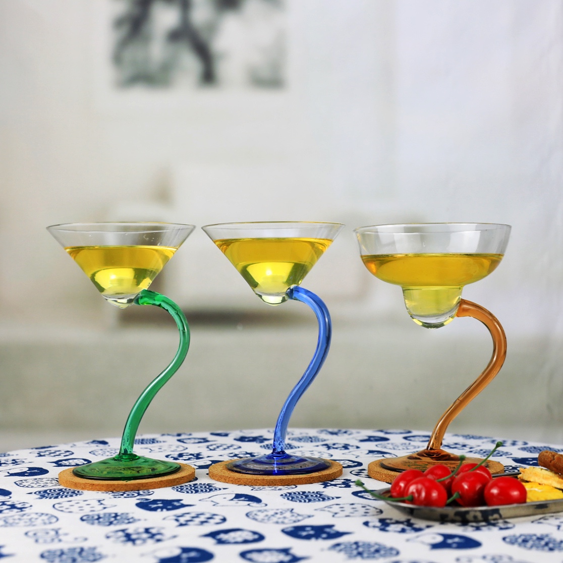 Flamingo stem Martini glass wine glass HJB1219